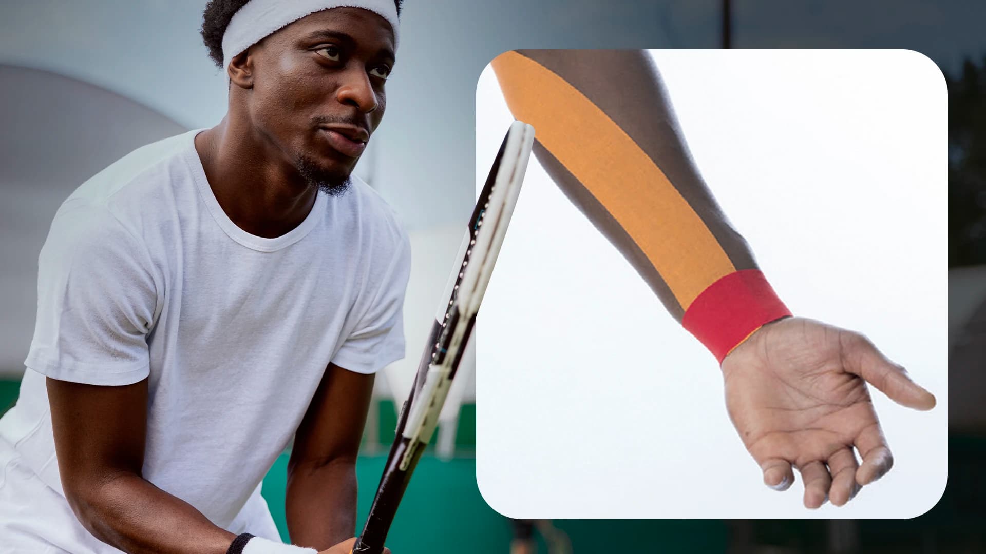 Bendaggio Applicazione tennis