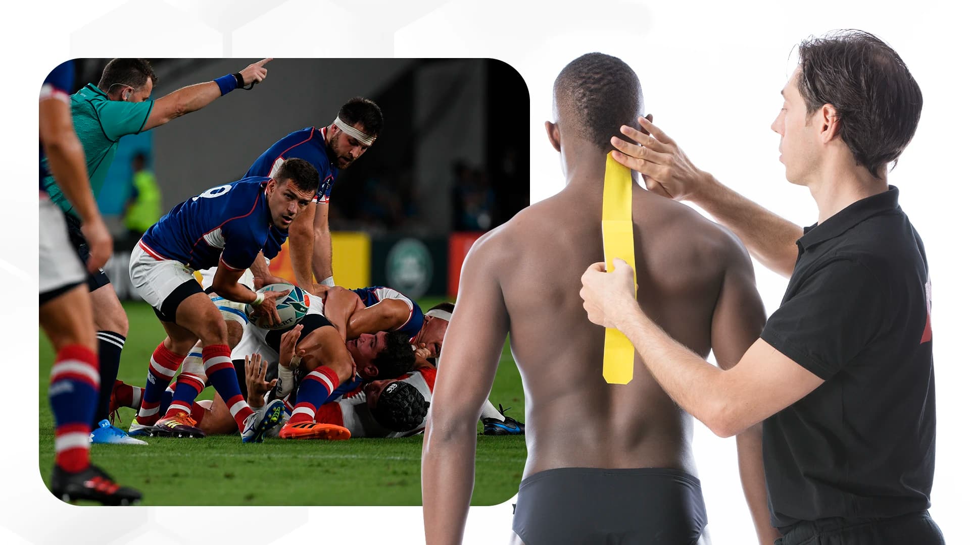 Taping Elastico applicato al Rugby
