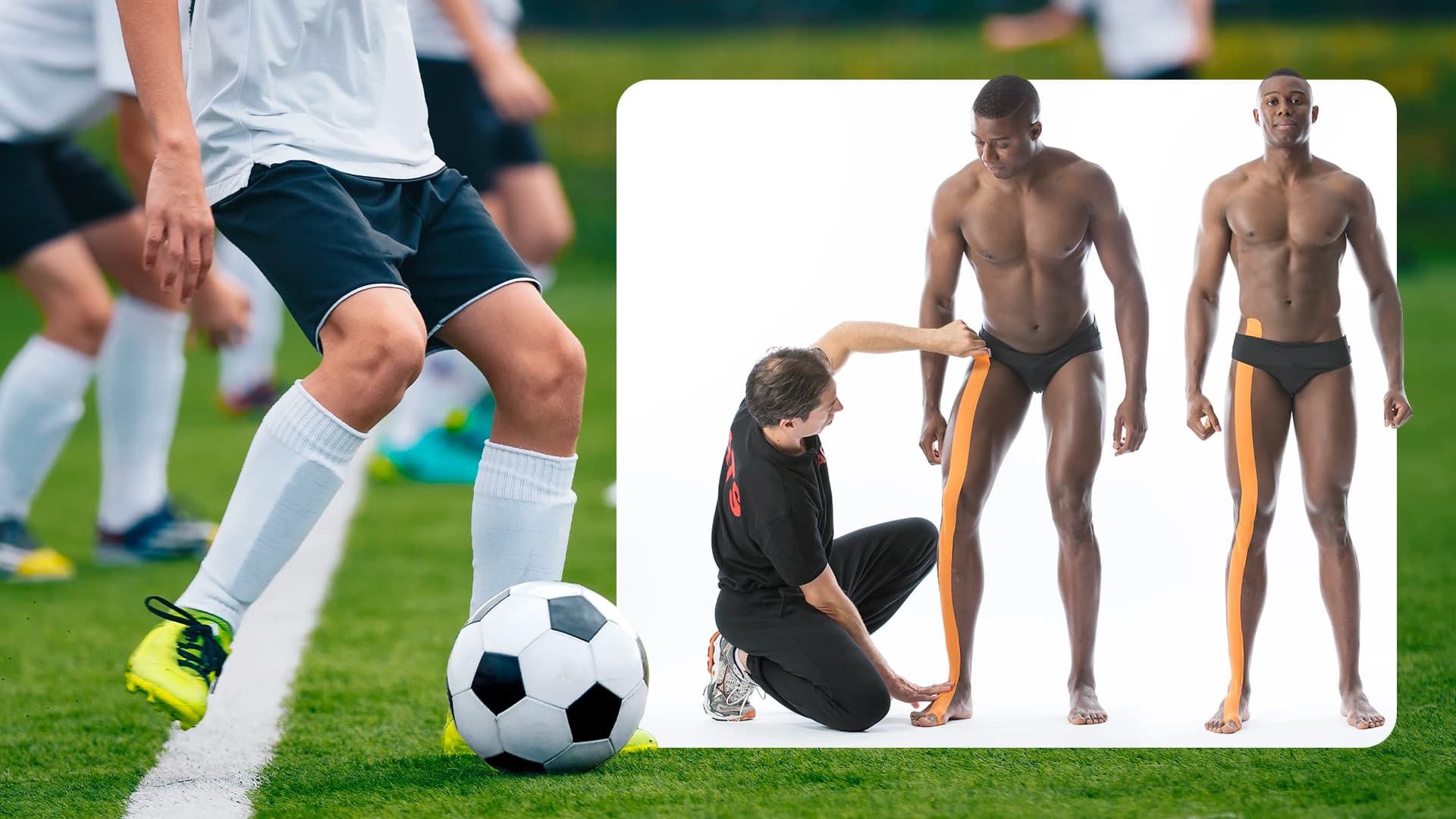 Taping Applicazioni nel calcio arto inferiore