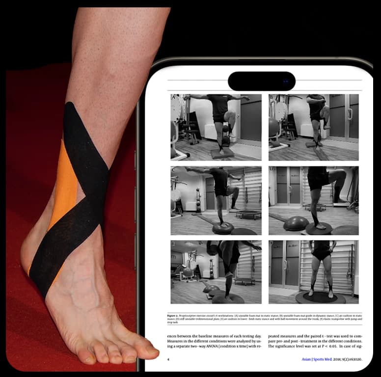 Ricerca Taping Elastico Chinesiologico