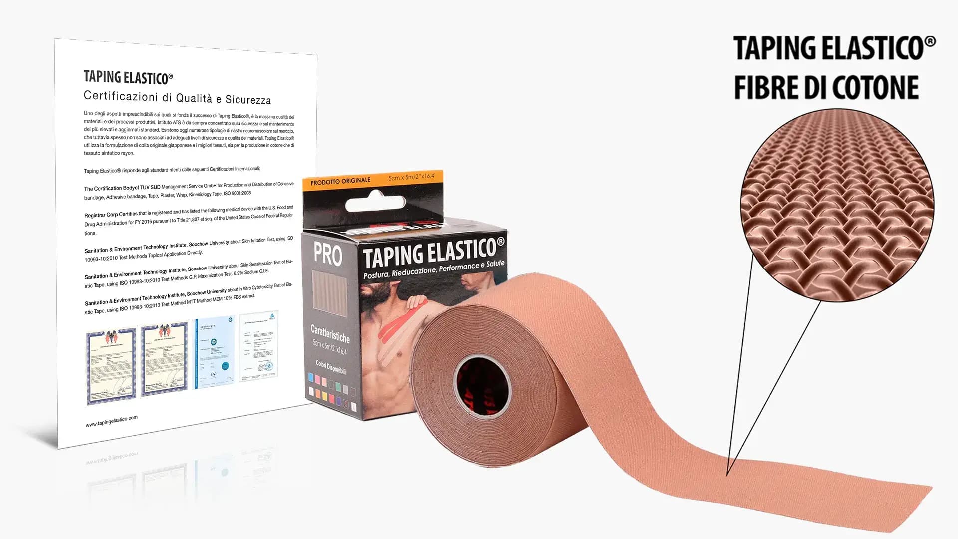 Taping Elastico prodotto certificato originale